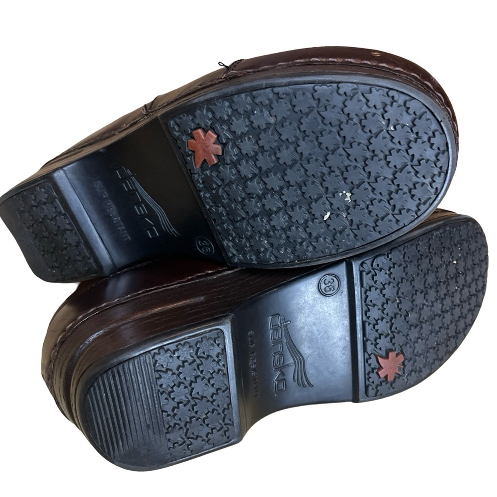 Dansko Women’s EU 36 US 5.5-6 Brown Leather Clogs XP Professional Casual Shoes - Picture 6 of 11
